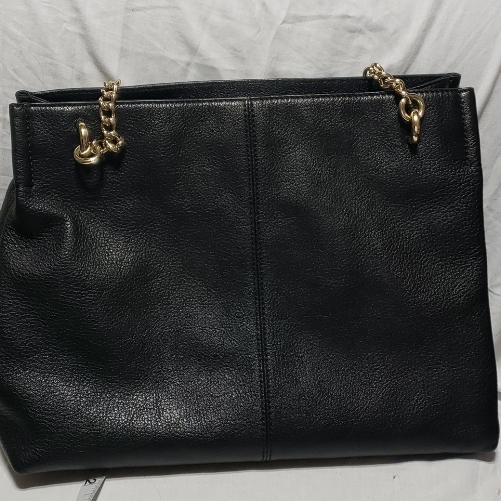 Kate spade black pebbled leather gold chain bag - Picture 9 of 11